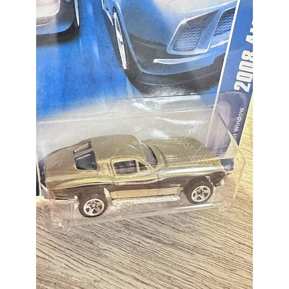 Hot Wheels 1:64 2008 All Stars Corvette '63 Gold Diecast Unopened Box New H7